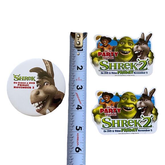 Shrek Movie Pins 3-Pc Bundle - Picture 3 of 4